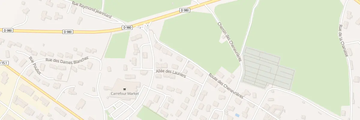 Plan du 9 Che des Chenevrières à Cluny
