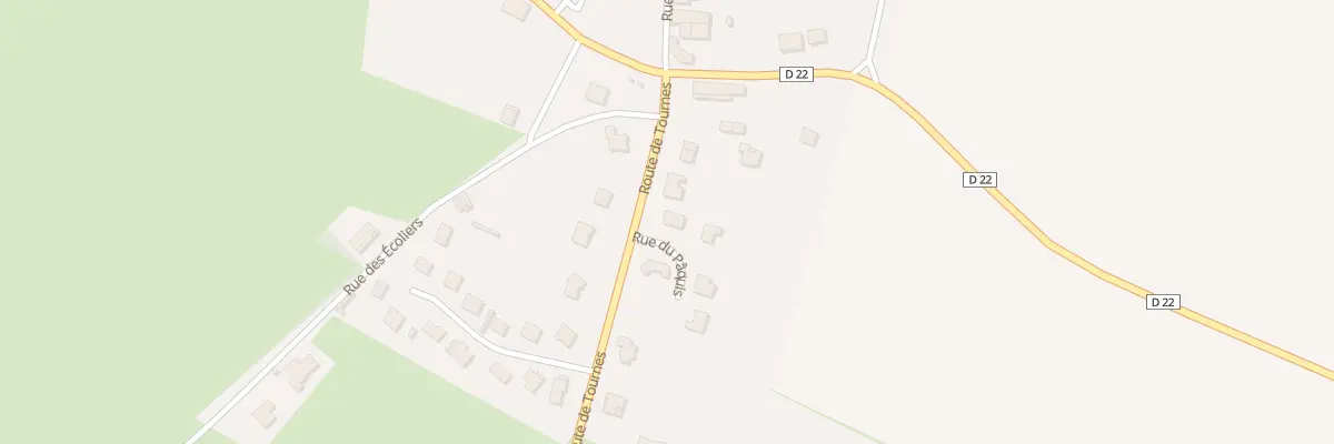 Plan du 1 Rue du Paquis à Arreux