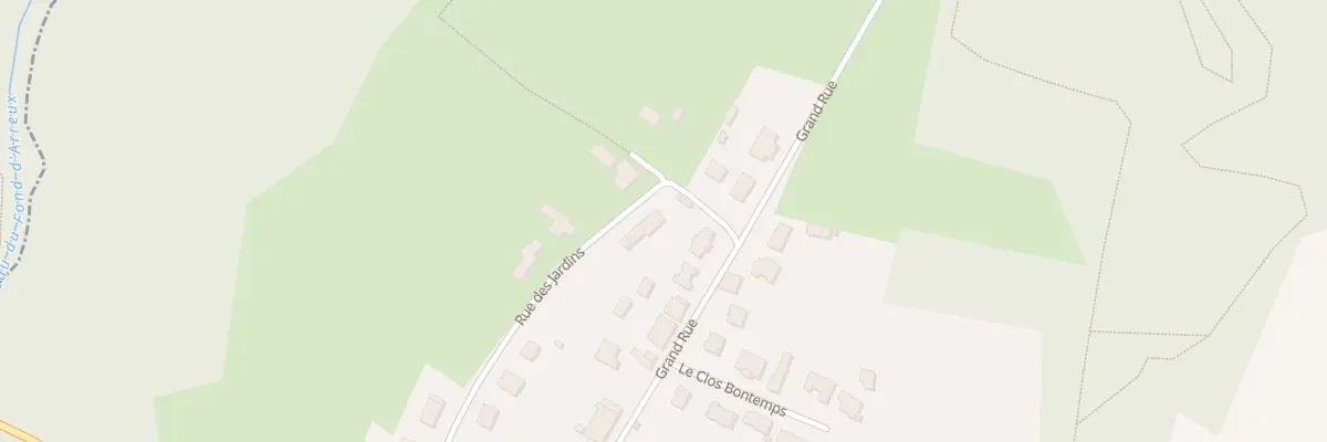 Plan du 1 Rue des Jardins à Arreux