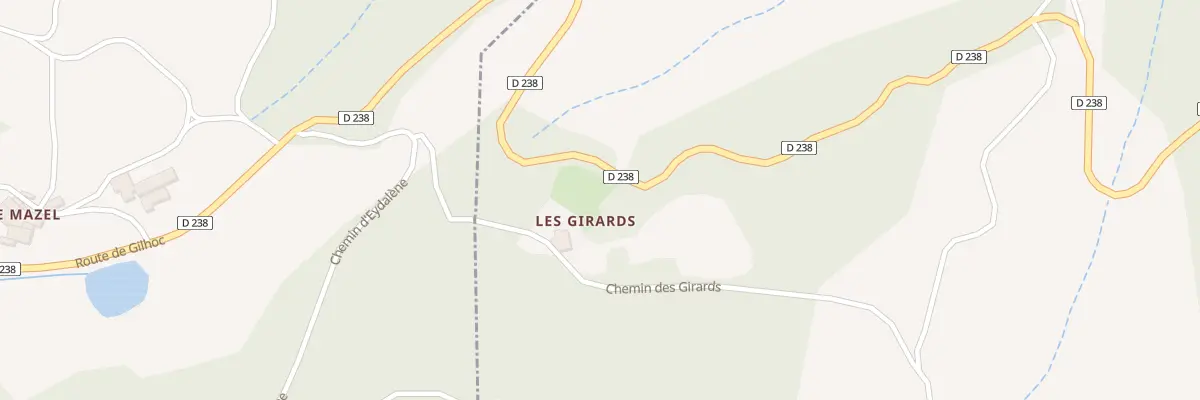 Plan du 4506 Les Girards à Gilhoc-sur-Ormèze