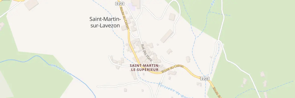 Plan du 5083 Le Village du Superieur à Saint-Martin-sur-Lavezon