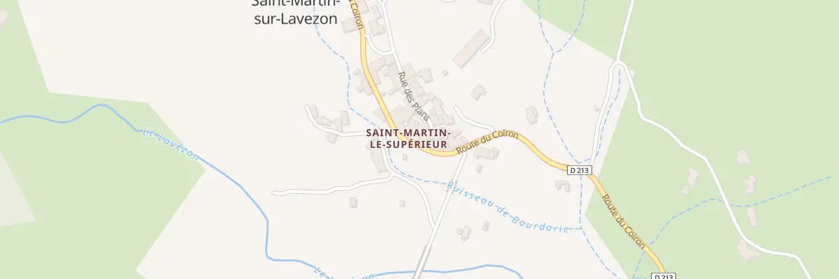 Plan du 5099 Le Village du Superieur à Saint-Martin-sur-Lavezon