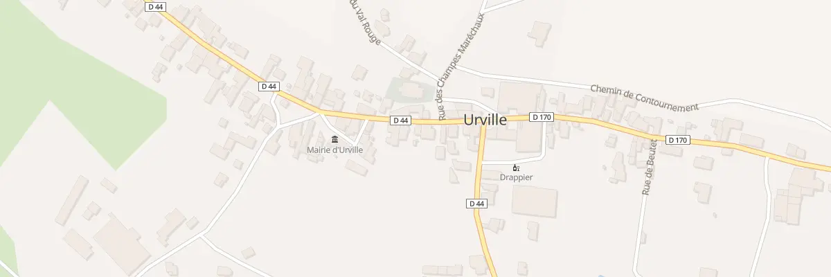 Plan du 6 Rue des Vignes à Urville