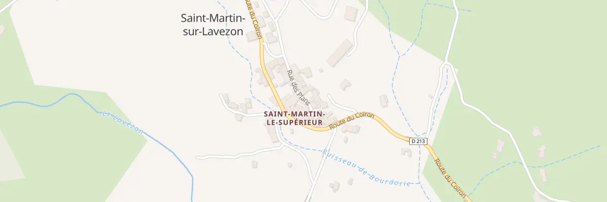 Plan du 5079 Le Village du Superieur à Saint-Martin-sur-Lavezon