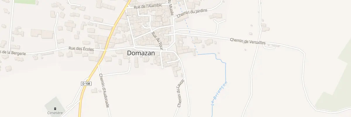 Plan du 7 Rue du Lavoir à Domazan