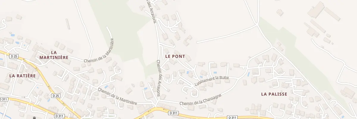 Plan du 10 Lot de la Butte à Thurins