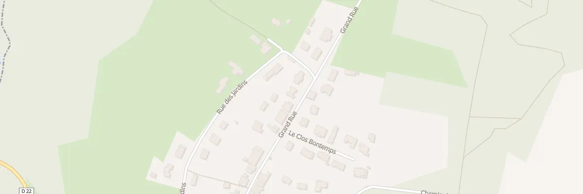 Plan du 61 Rue Grand Rue à Arreux