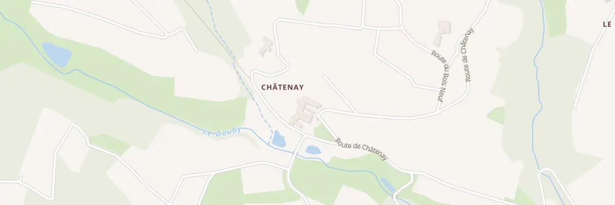 Plan du 929 Rte de Chatenay à Chiroubles