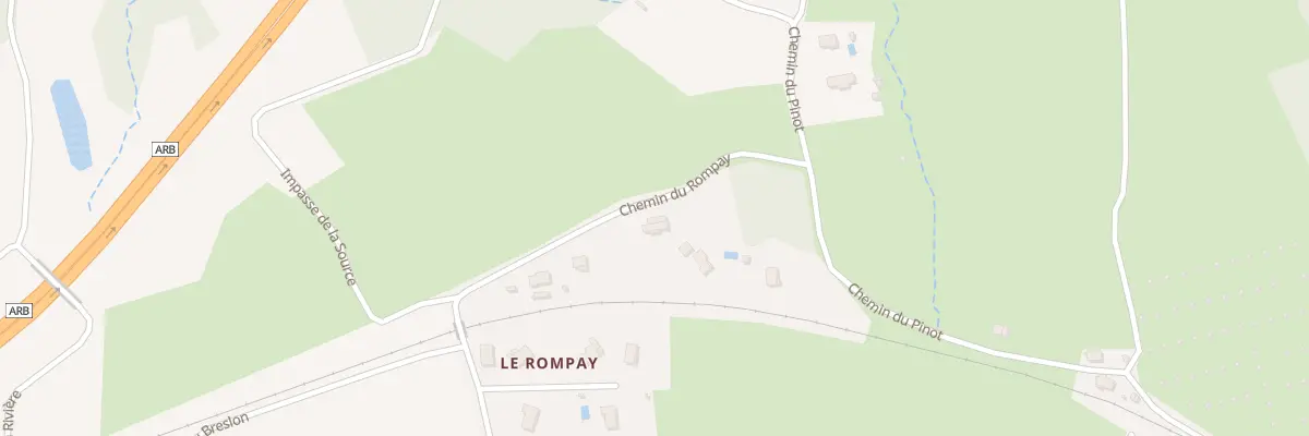 Plan du 121 Che du Rompay à Bessenay