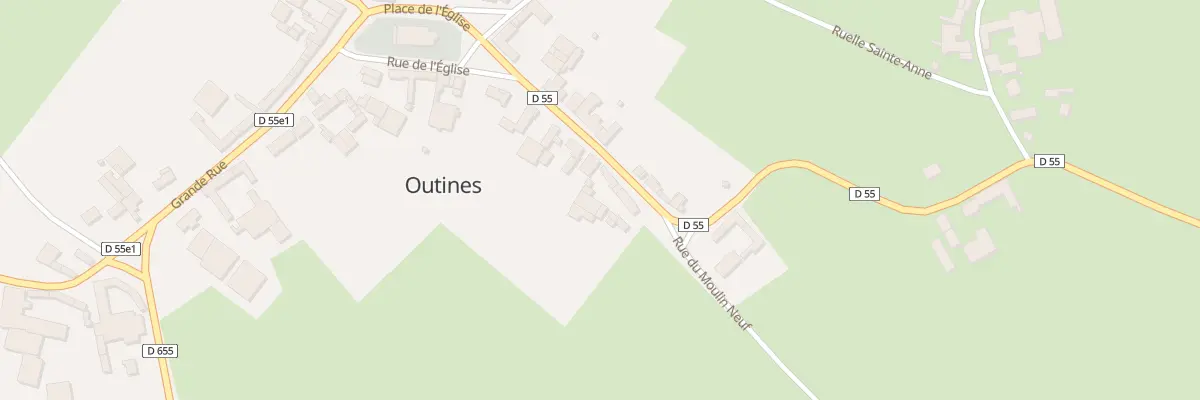 Plan du 7 Rue de Beaufort à Outines