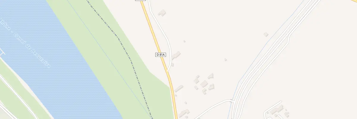 Plan du 9018 Rte de Vallabregues à Tarascon