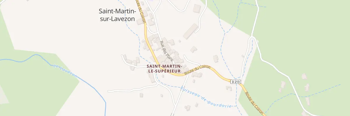 Plan du 5090 Le Village du Superieur à Saint-Martin-sur-Lavezon