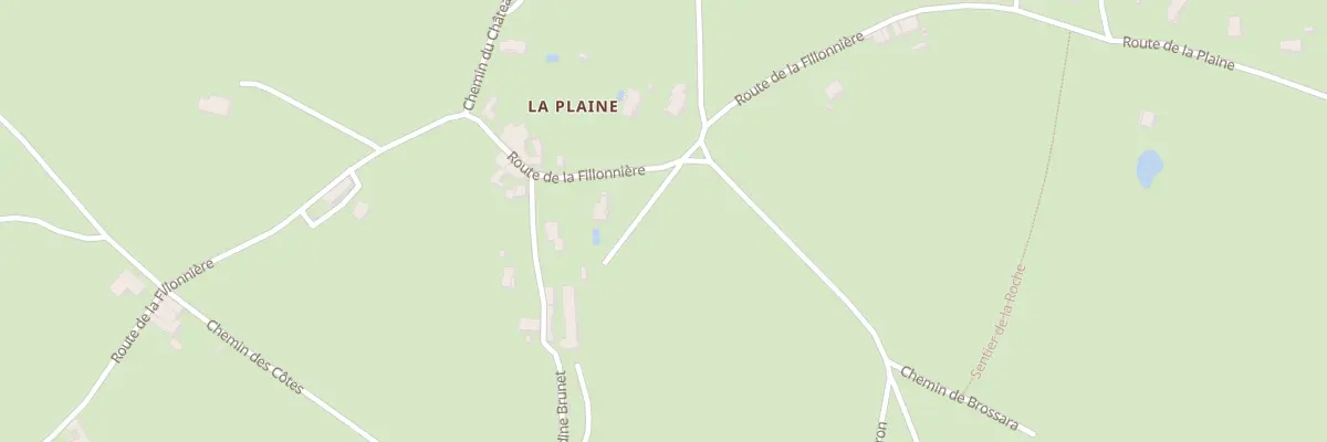 Plan du 365 Rte de la Fillonnière à Mornant