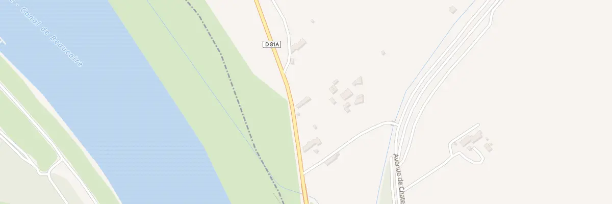 Plan du 9023 Rte de Vallabregues à Tarascon