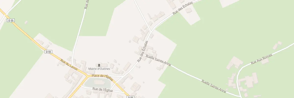 Plan du 5 Rue des Échalas à Outines