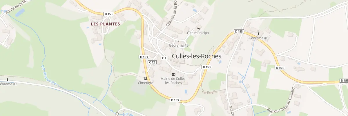 Plan du 5034 Rue de la Mairie à Culles-les-Roches