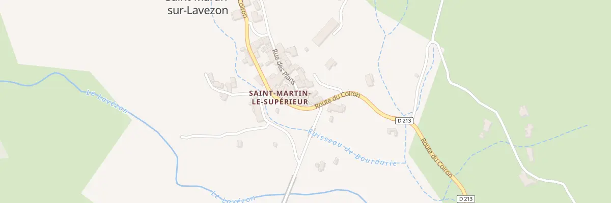 Plan du 5105 Le Village du Superieur à Saint-Martin-sur-Lavezon