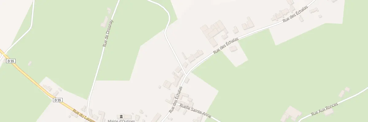 Plan du 12 Rue des Échalas à Outines