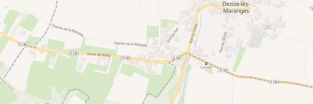 Plan du 3 Gr Grande Rue à Dezize-lès-Maranges