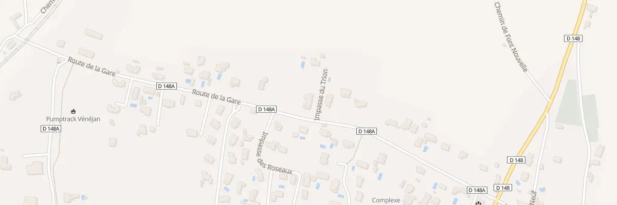 Plan du 5222 Rte de la Gare à Vénéjan