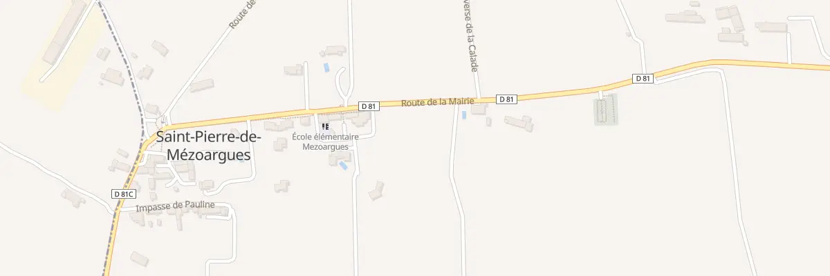 Plan du 40 Rte de la Mairie à Saint-Pierre-de-Mézoargues
