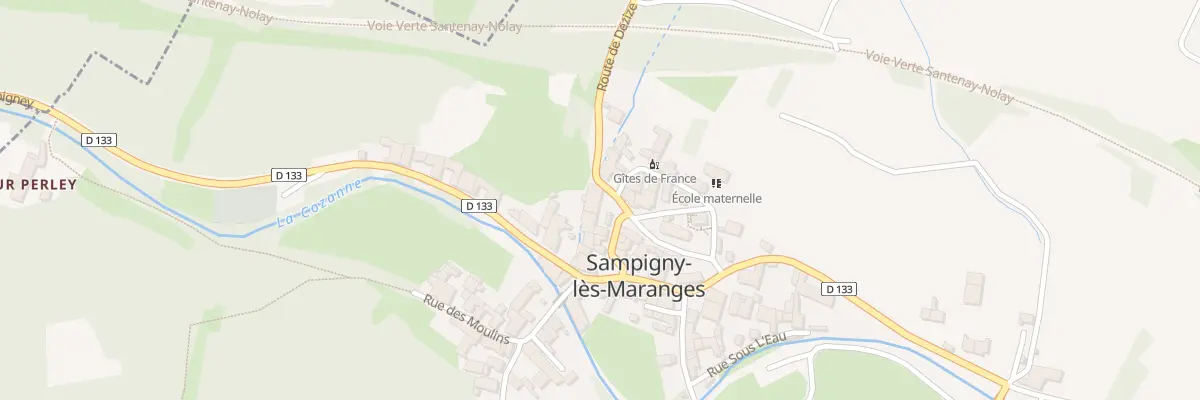Plan du 1 Rte de Dezize à Sampigny-lès-Maranges