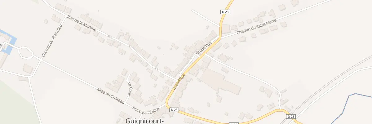 Plan du 22 Grand’Rue à Guignicourt-sur-Vence