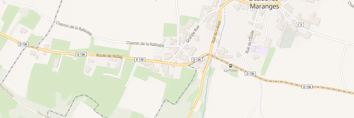 Plan du 2 Gr Grande Rue à Dezize-lès-Maranges