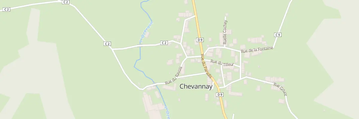Plan du 4 Rue du Ravois à Chevannay