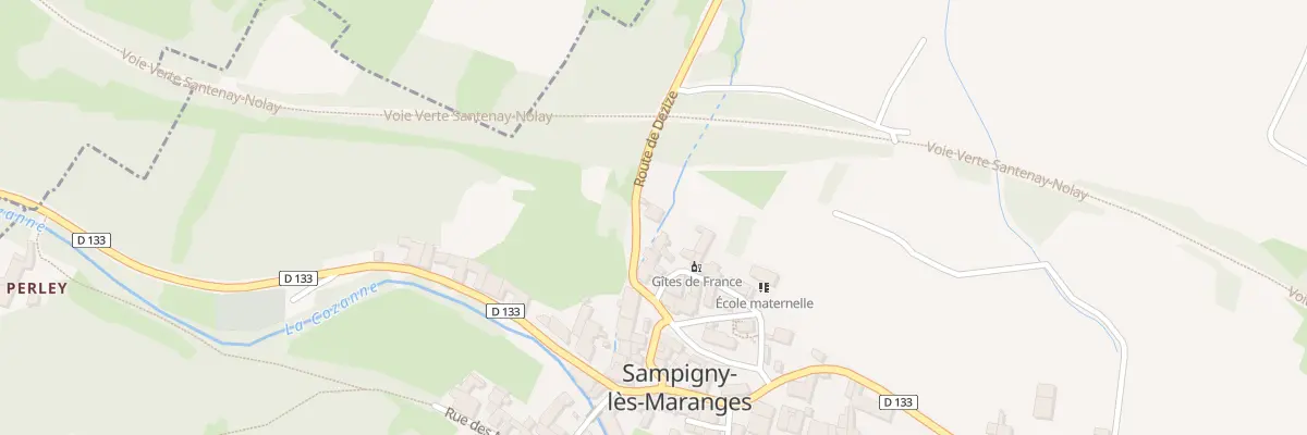 Plan du 6 Rte de Dezize à Sampigny-lès-Maranges