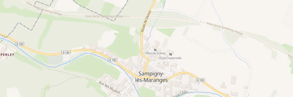 Plan du 4 Rte de Dezize à Sampigny-lès-Maranges
