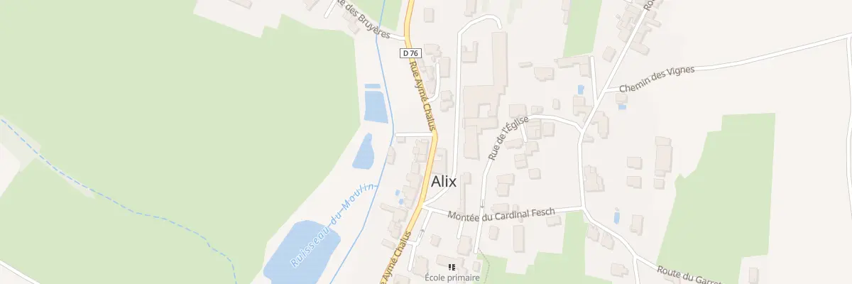 Plan du 591 Rue Aymé Chalus à Alix