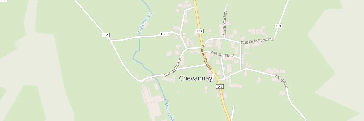 Plan du 5007 Le Village à Chevannay