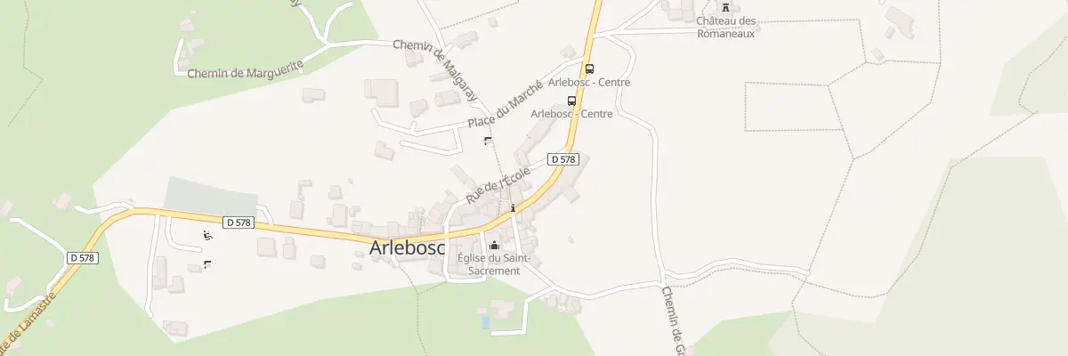 Plan du 45 Rue de l’Ecole à Arlebosc