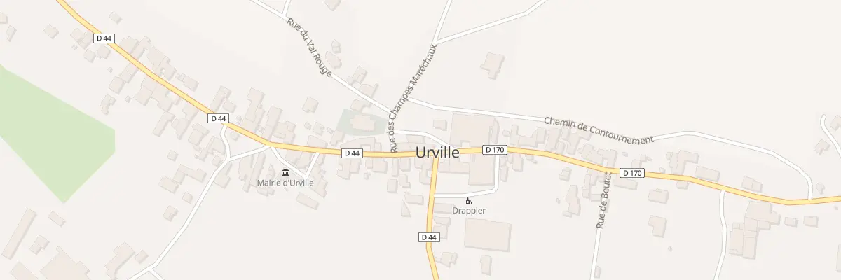 Plan du 1 Rue de l’Eglise à Urville