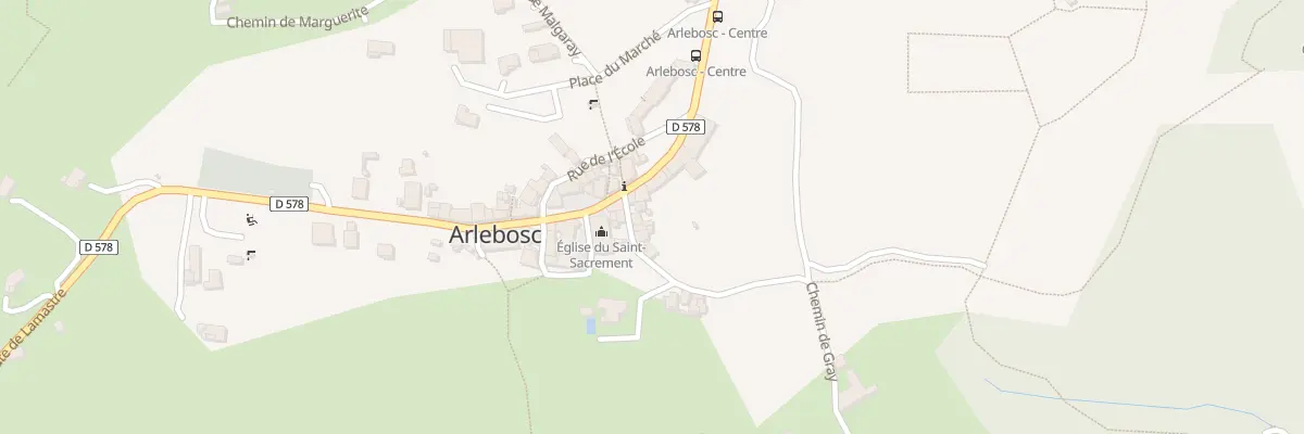 Plan du 690 Che de Gray à Arlebosc