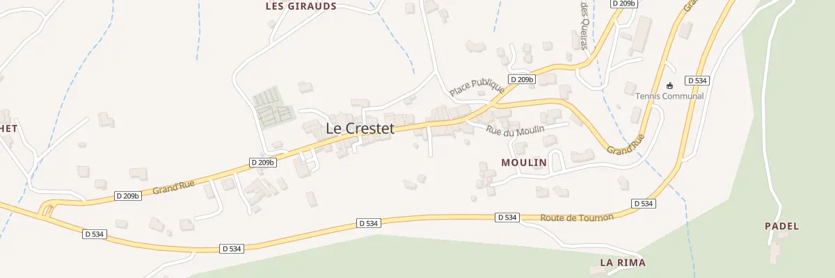 Plan du 460 Gr Grand Rue au Crestet