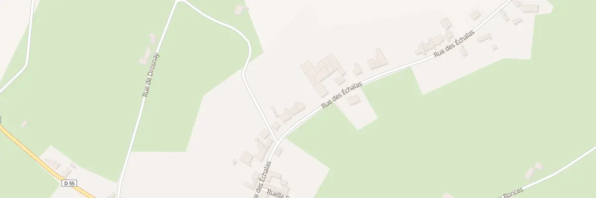 Plan du 16 Rue des Échalas à Outines