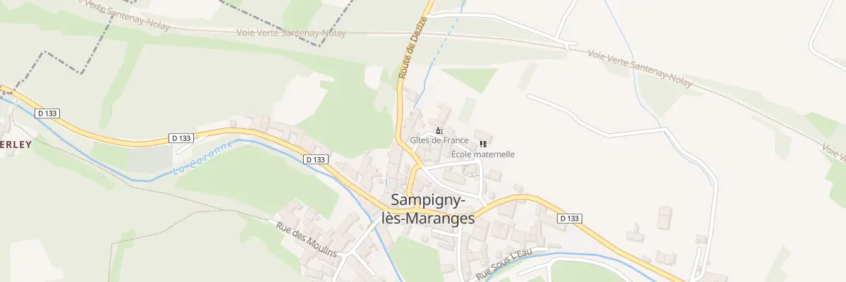 Plan du 9 Rue de la Grange Champion à Sampigny-lès-Maranges