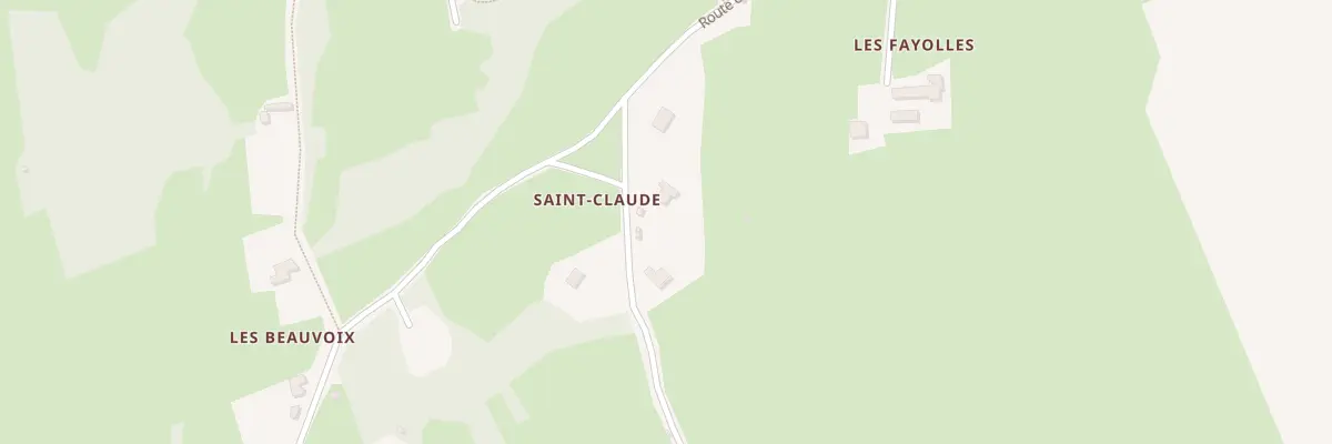 Plan du 5187 Saint Claude à Lournand