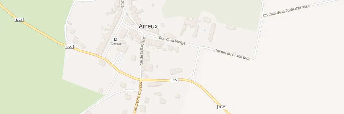 Plan du 12 Rue de la Vierge à Arreux