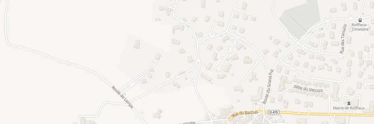 Plan du 173 Che Chemin de la Plaine à Roiffieux