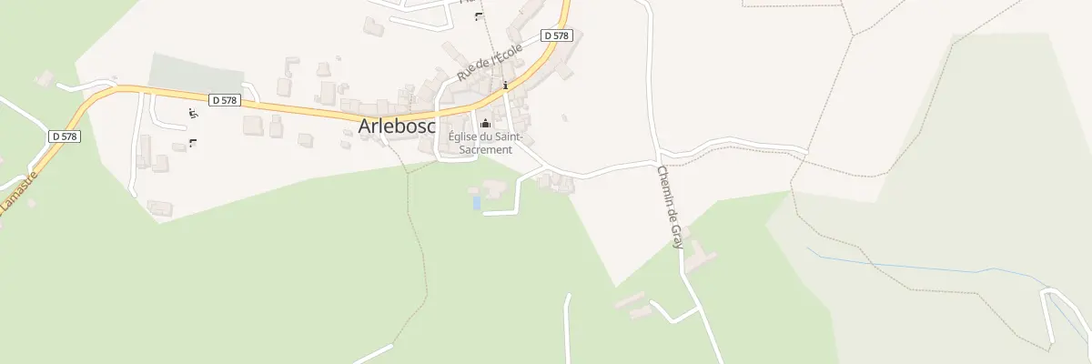 Plan du 615 Che de Gray à Arlebosc