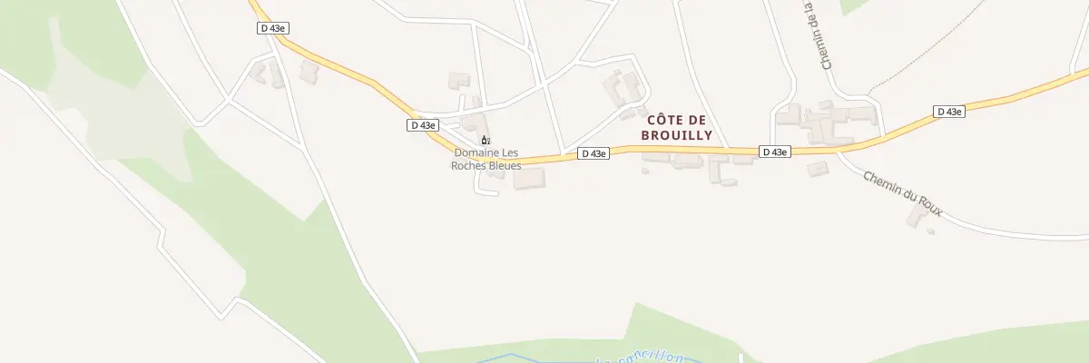 Plan du 1096 Rte du Mont Brouilly à Odenas