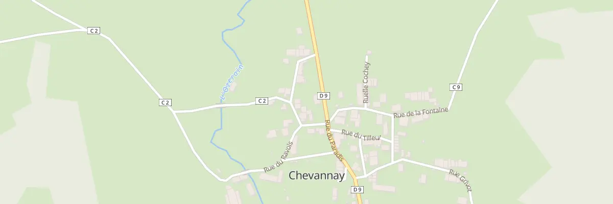 Plan du 5005A Le Village à Chevannay