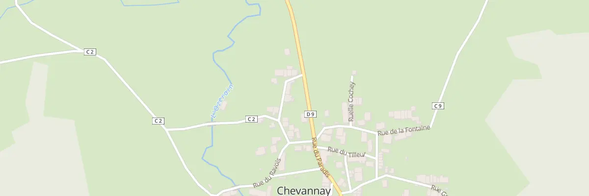 Plan du 6 Rue du Meix Aublot à Chevannay