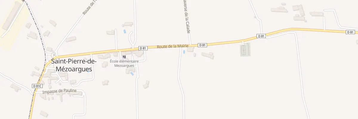 Plan du 42 Rte de la Mairie à Saint-Pierre-de-Mézoargues