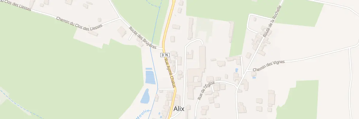 Plan du 46 Imp de la Fraternité à Alix