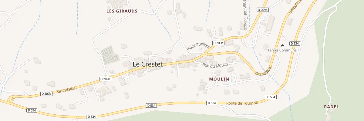 Plan du 491 Gr Grand Rue au Crestet