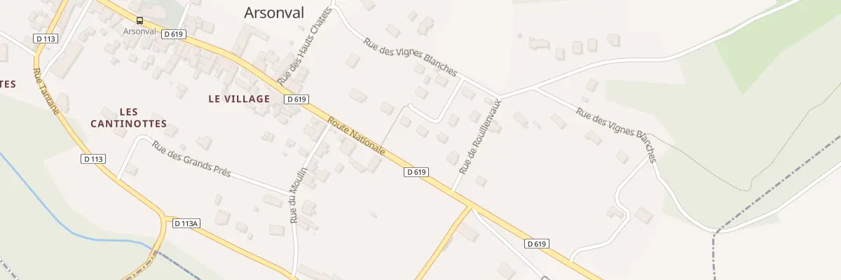 Plan du 15 Rue des Vignes Blanches à Arsonval